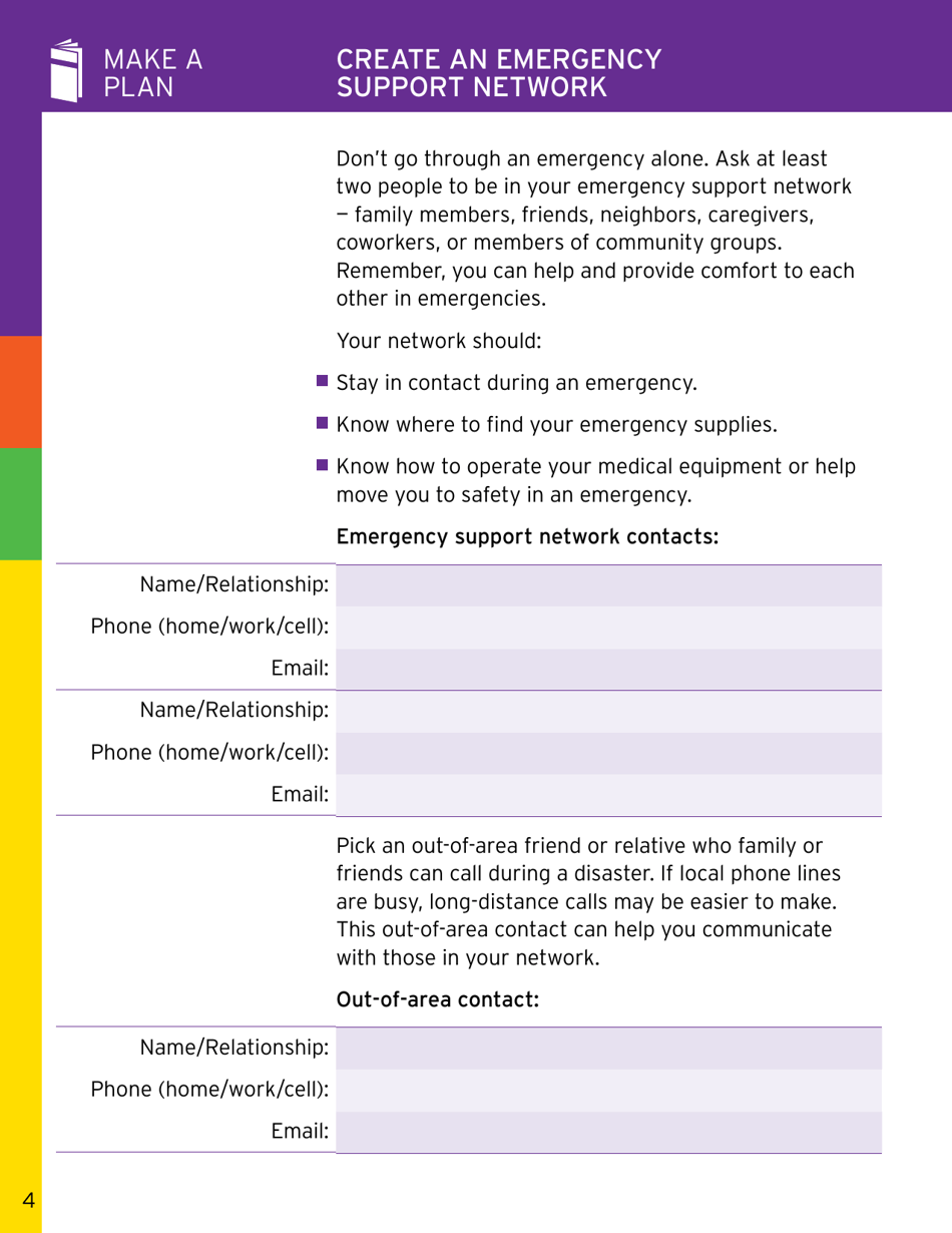 Ready New York: My Emergency Plan - New York City, Page 4