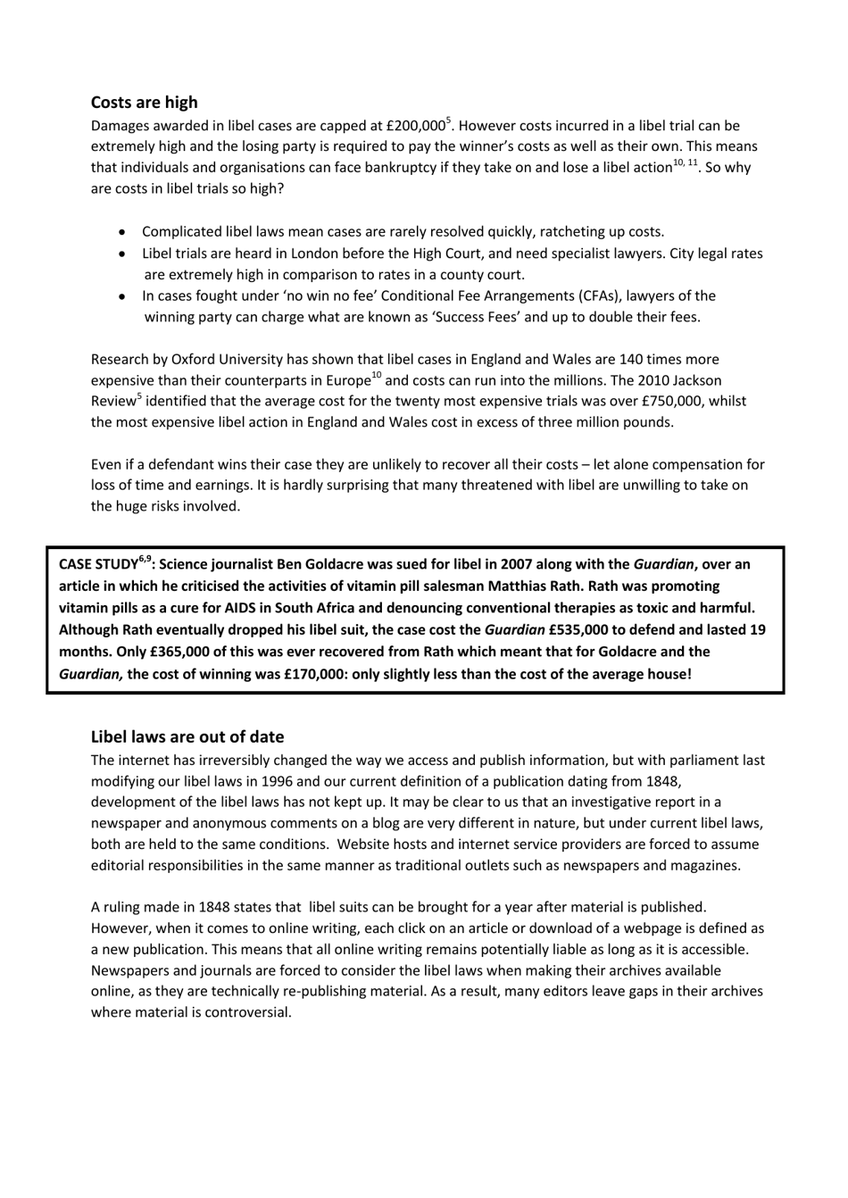 A Quick Guide to Libel Laws in England and Wales - United Kingdom, Page 3