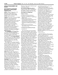 Standards for Delineating Metropolitan and Micropolitan Statistical Areas; Notice, Page 2