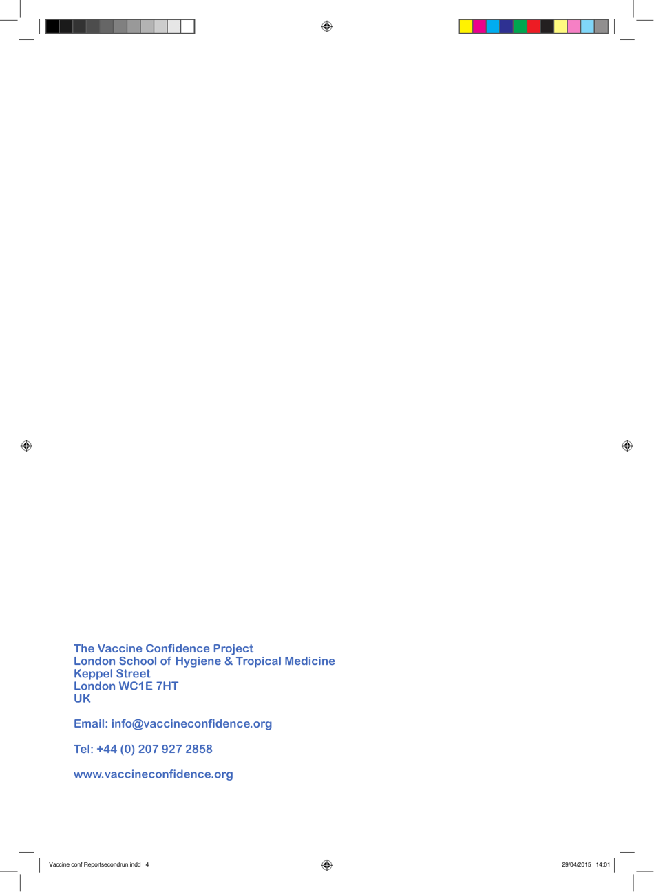 The State of Vaccine Confidence - the Vaccine Confidence Project, Page 4