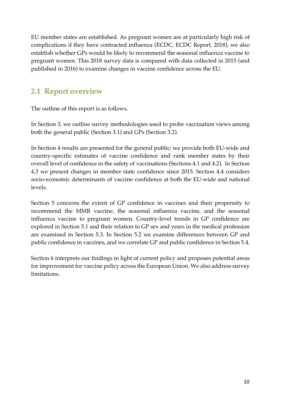 The State of Vaccine Confidence - the Vaccine Confidence Project, Page 10