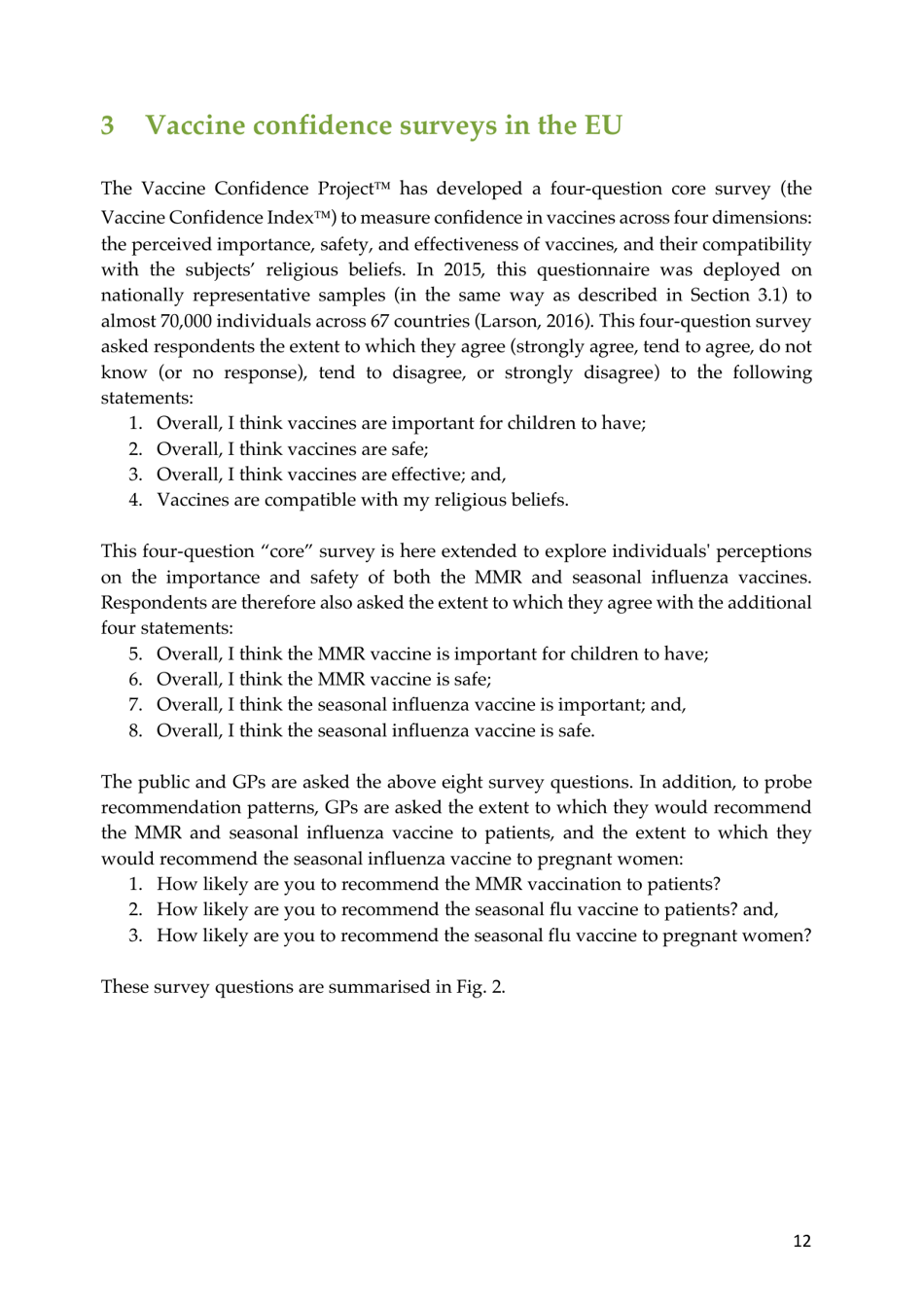 The State of Vaccine Confidence - the Vaccine Confidence Project, Page 12