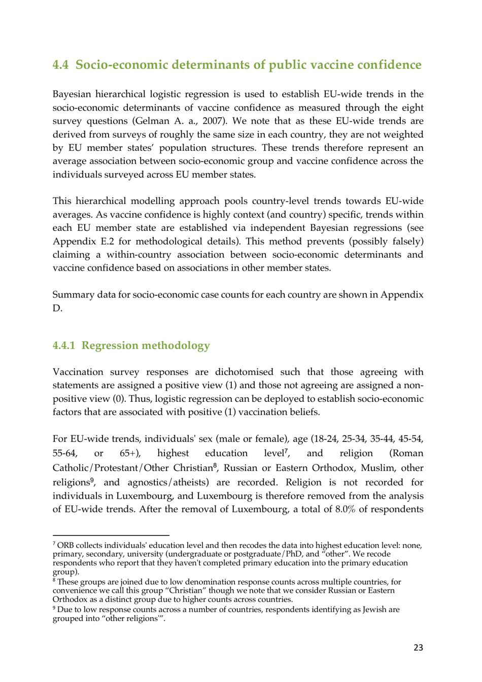 The State of Vaccine Confidence - the Vaccine Confidence Project, Page 23