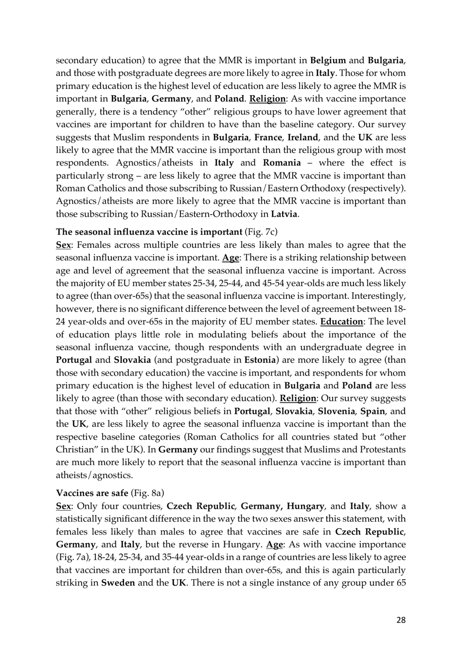 The State of Vaccine Confidence - the Vaccine Confidence Project, Page 28