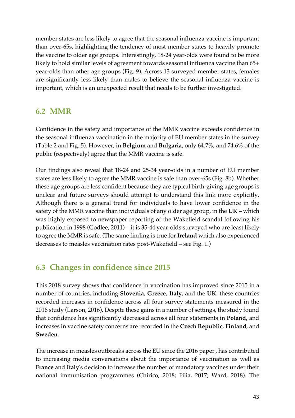 The State of Vaccine Confidence - the Vaccine Confidence Project, Page 43