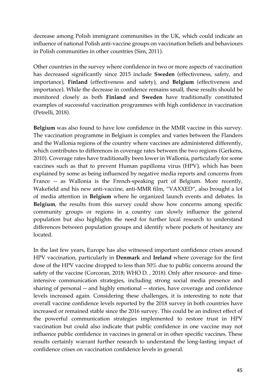 The State of Vaccine Confidence - the Vaccine Confidence Project, Page 45