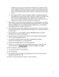 Application and Program Guidance - Nurse Corps Loan Repayment Program, Page 7