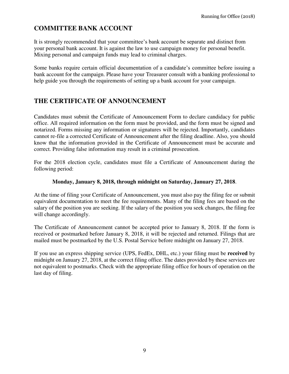 Running for Office in West Virginia - West Virginia, Page 10