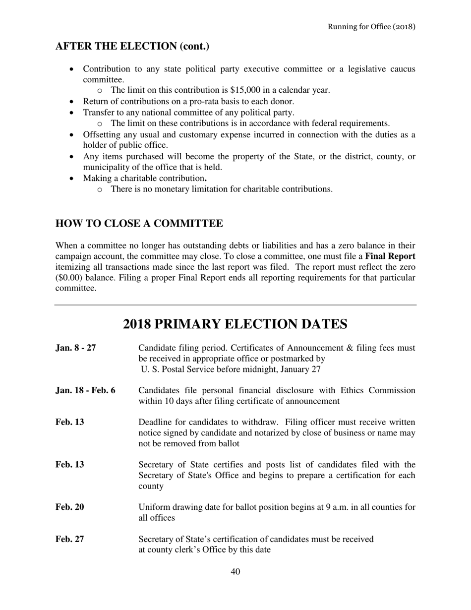 Running for Office in West Virginia - West Virginia, Page 41