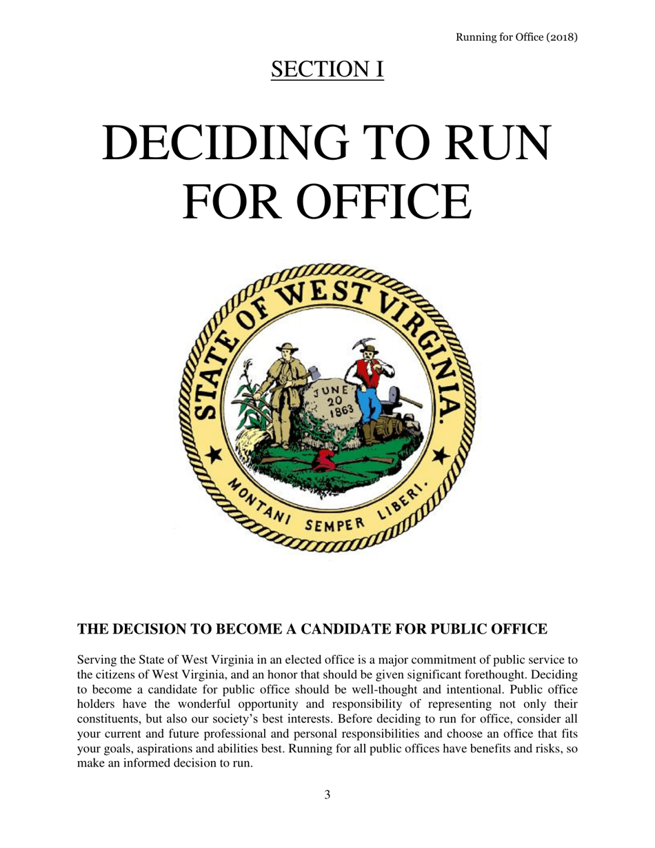 Running for Office in West Virginia - West Virginia, Page 4