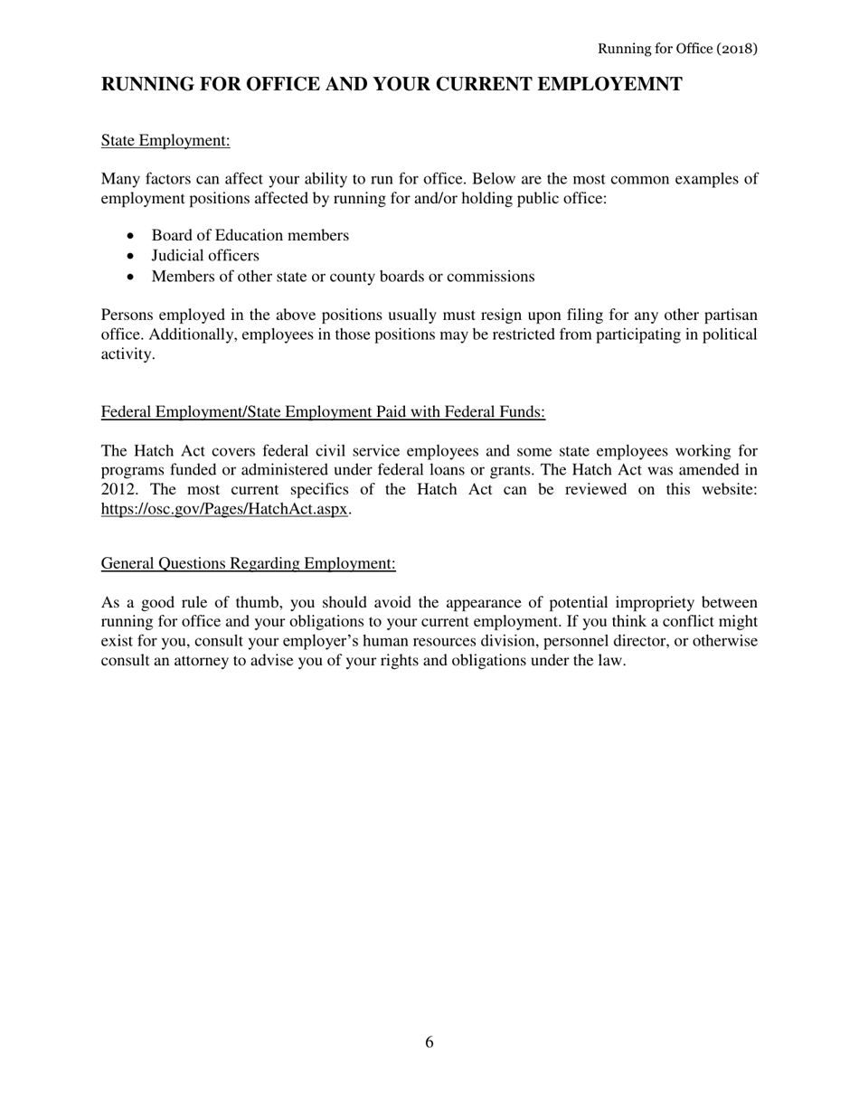 Running for Office in West Virginia - West Virginia, Page 7