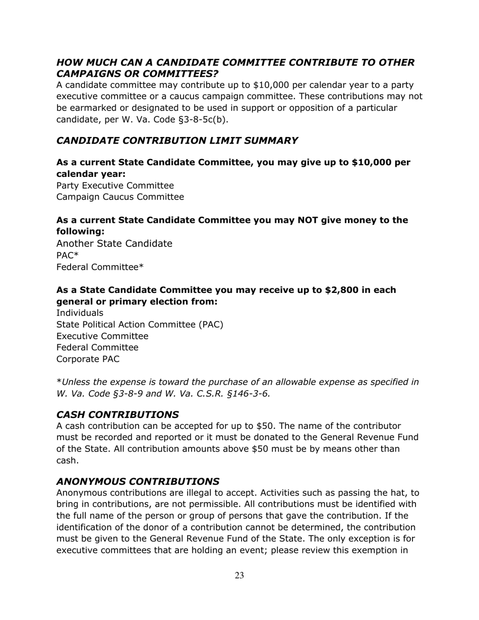 Running for Office in West Virginia - West Virginia, Page 24