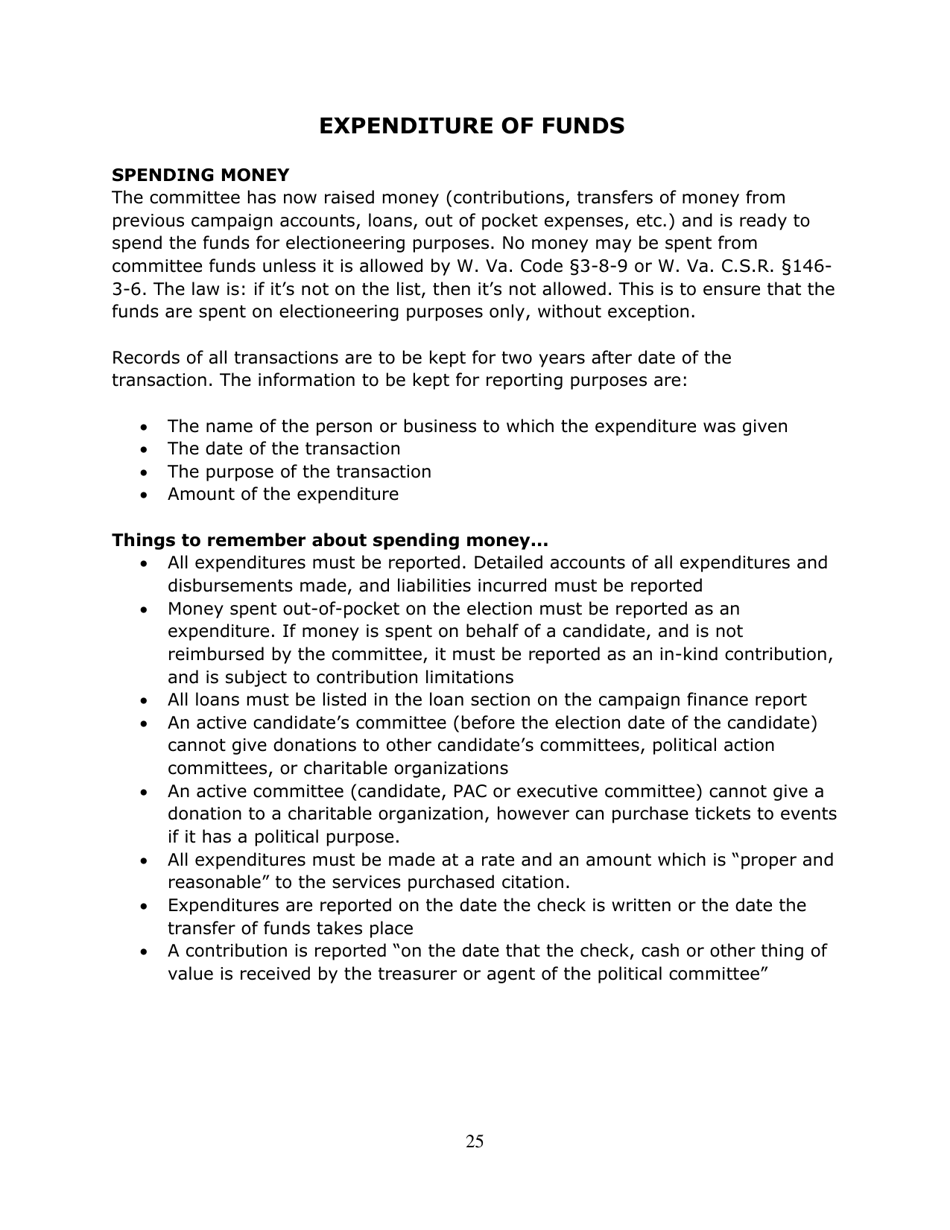 Running for Office in West Virginia - West Virginia, Page 26