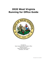 Document preview: Running for Office in West Virginia - West Virginia, 2020