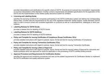 Global Organic Textile Standard - Version 5.0, Page 6