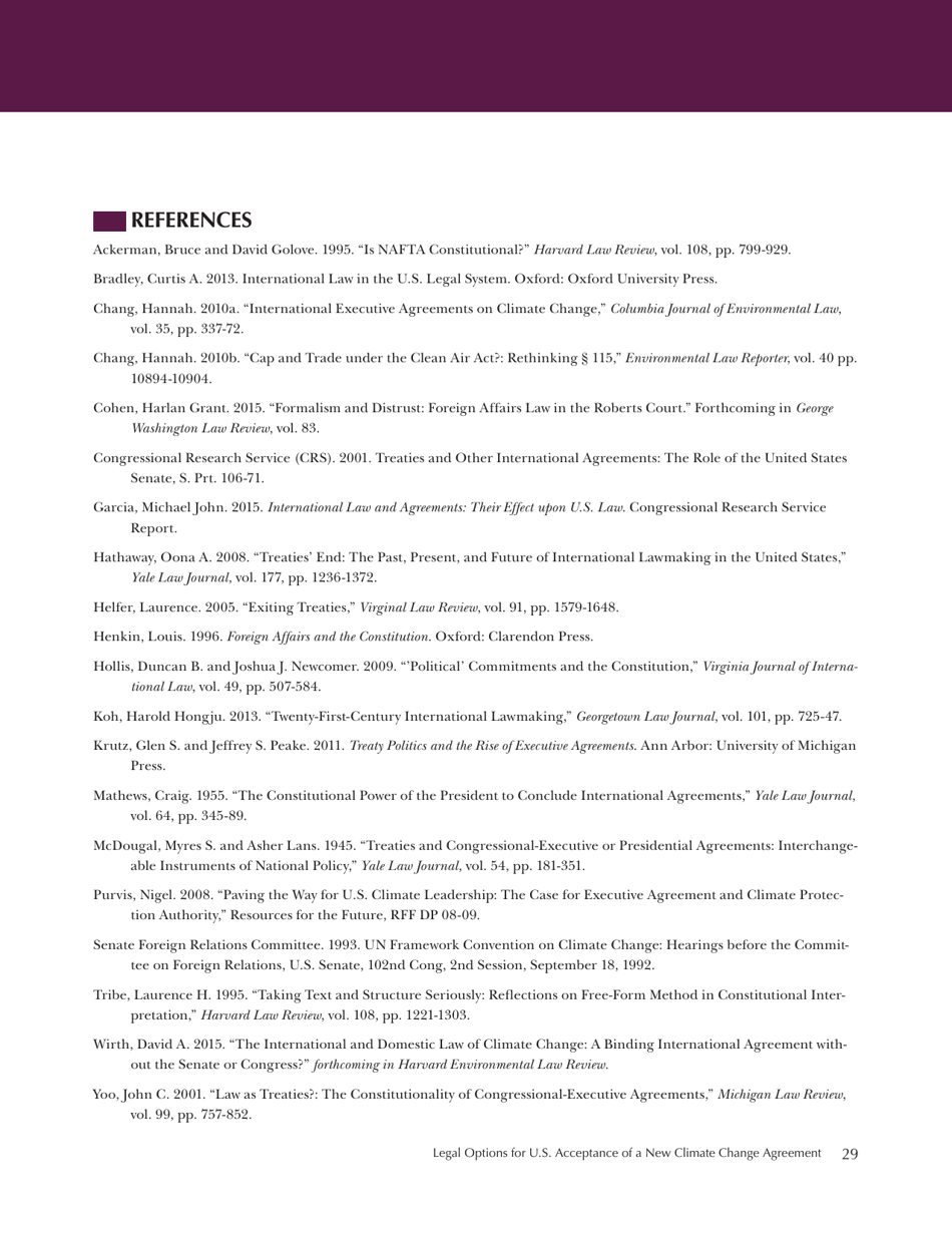 Legal Options for U.S. Acceptance of a New Climate Change Agreement - Center for Climate and Energy Solutions, Page 37