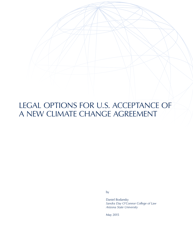 Legal Options for U.S. Acceptance of a New Climate Change Agreement - Center for Climate and Energy Solutions, Page 3
