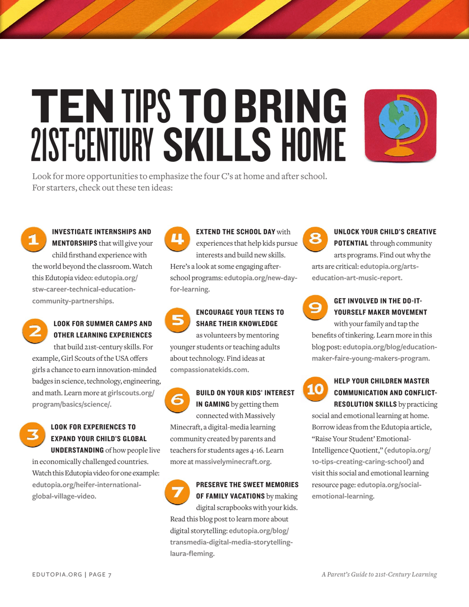 A Parents Guide to 21st-Century Learning - Edutopia, Page 8