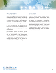 Fundamental Practices for Secure Software Development - Safecode, Page 21