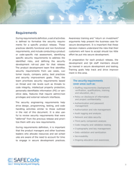 Fundamental Practices for Secure Software Development - Safecode, Page 5