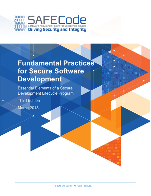 Fundamental Practices for Secure Software Development - Safecode