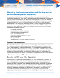 Fundamental Practices for Secure Software Development - Safecode, Page 33