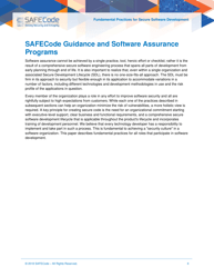 Fundamental Practices for Secure Software Development - Safecode, Page 6