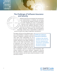 Software Assurance: an Overview of Current Industry Best Practices - Safecode, Page 4