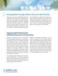 Software Assurance: an Overview of Current Industry Best Practices - Safecode, Page 7