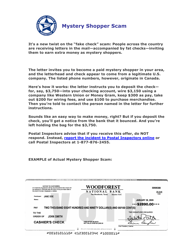 Document preview: Mystery Shopper Scam