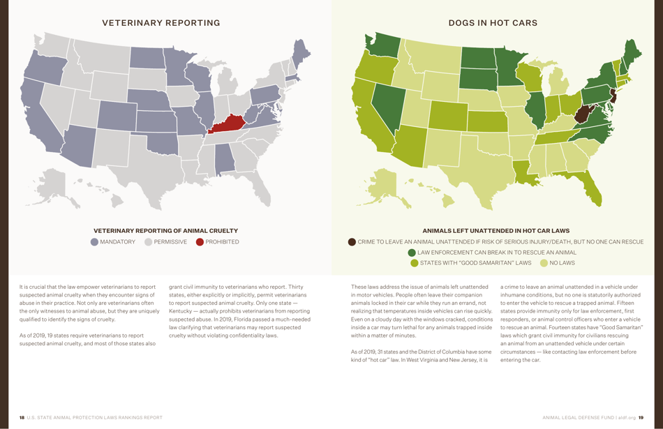 U.S. Animal Protection Laws Rankings: Comparing Overall Strength  Comprehensiveness - Animal Legal Defense Fund, Page 10