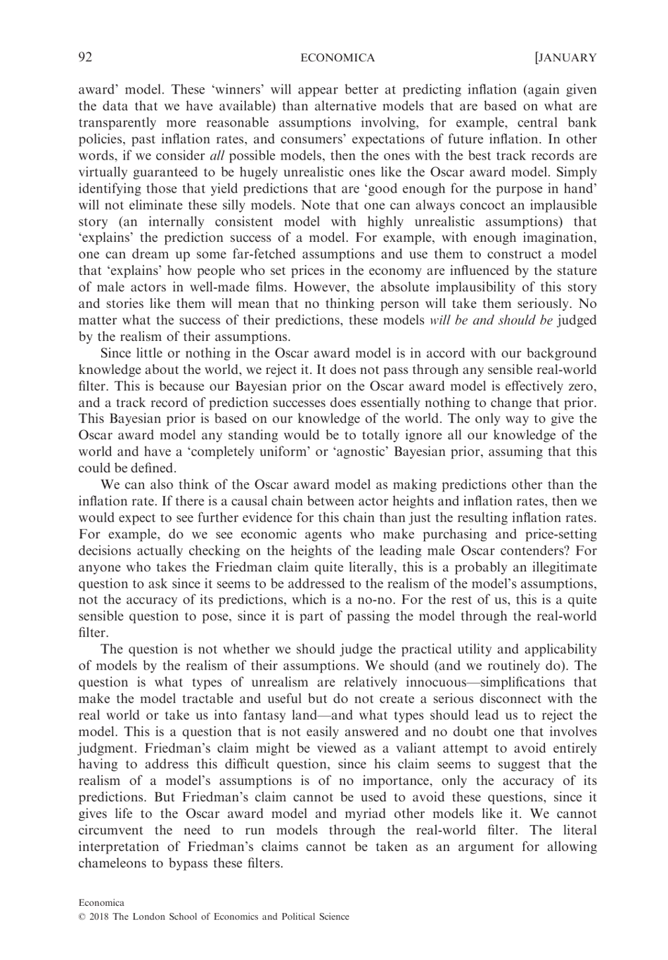 Chameleons: the Misuse of Theoretical Models in Finance and Economics - Paul Pfleiderer, Stanford University, Page 12