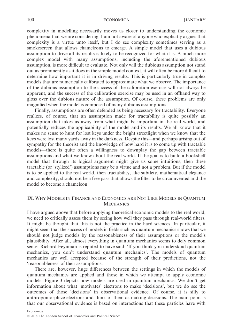 Chameleons: the Misuse of Theoretical Models in Finance and Economics - Paul Pfleiderer, Stanford University, Page 20
