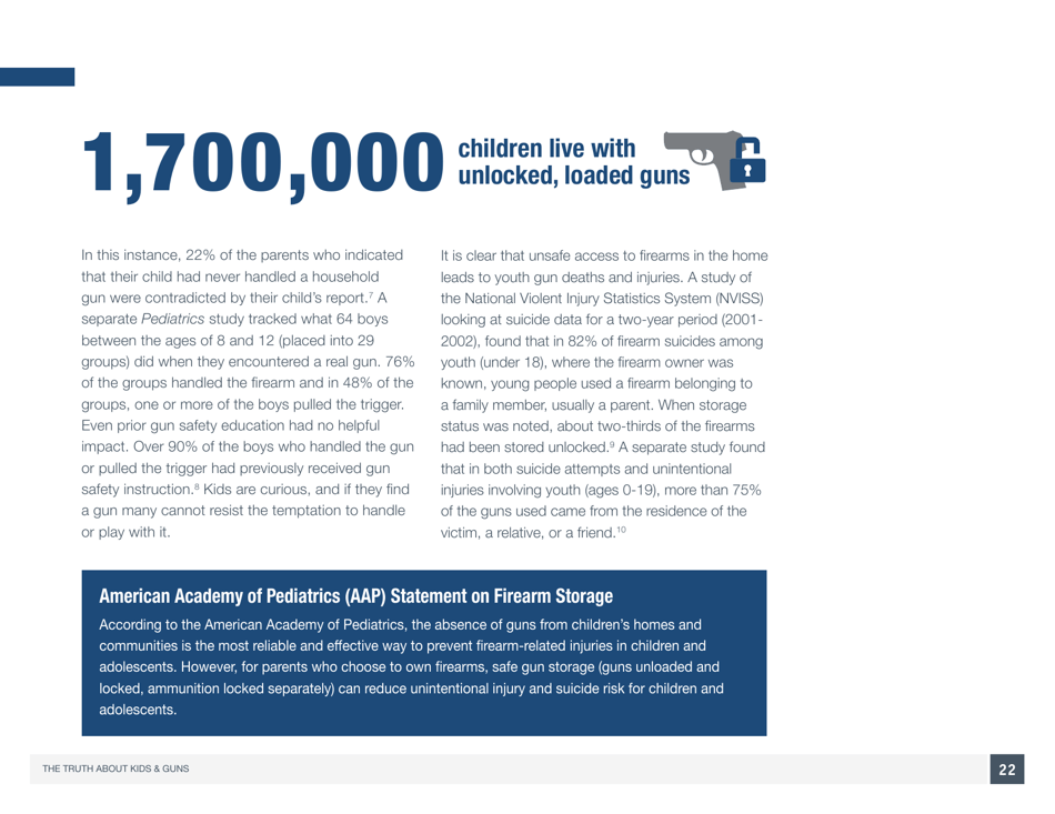 The Truth About Kids  Guns - Brady Center to Prevent Gun Violence, Page 23