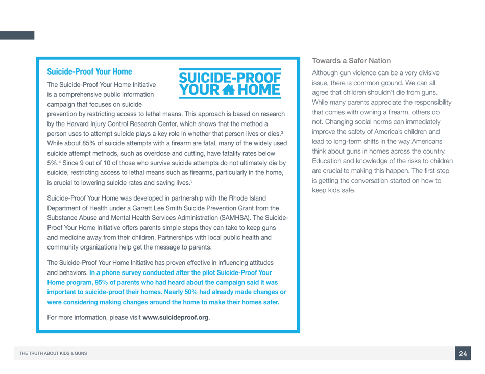 The Truth About Kids  Guns - Brady Center to Prevent Gun Violence, Page 25