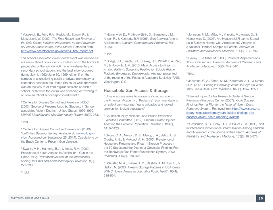 The Truth About Kids  Guns - Brady Center to Prevent Gun Violence, Page 30