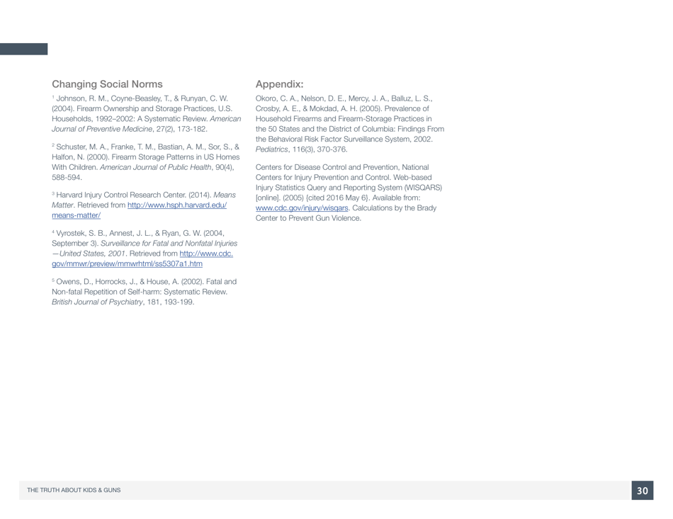 The Truth About Kids  Guns - Brady Center to Prevent Gun Violence, Page 31