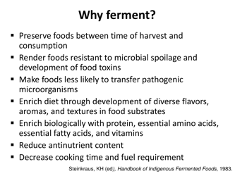 Fermented Foods: Intake and Implications for Cancer Risk - Johanna W. Lampe, Fred Hutchinson Cancer Research Center, Page 5