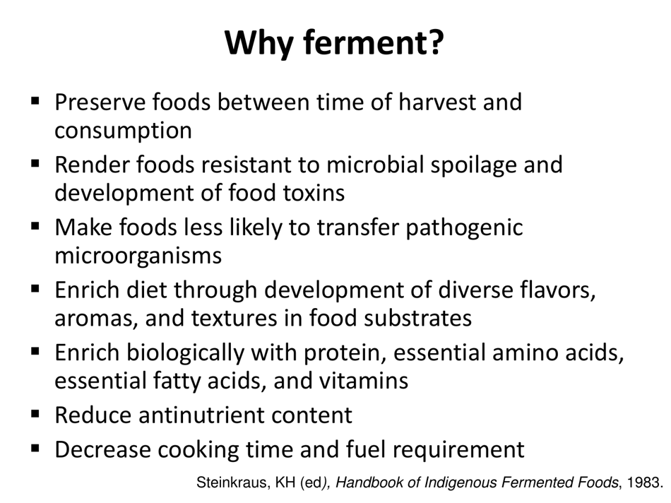 Fermented Foods: Intake and Implications for Cancer Risk - Johanna W. Lampe, Fred Hutchinson Cancer Research Center, Page 5