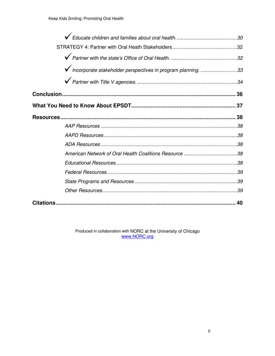Keep Kids Smiling: Promoting Oral Health Through the Medicaid Benefit for Children  Adolescents, Page 3
