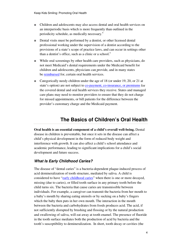 Keep Kids Smiling: Promoting Oral Health Through the Medicaid Benefit for Children &amp; Adolescents, Page 7