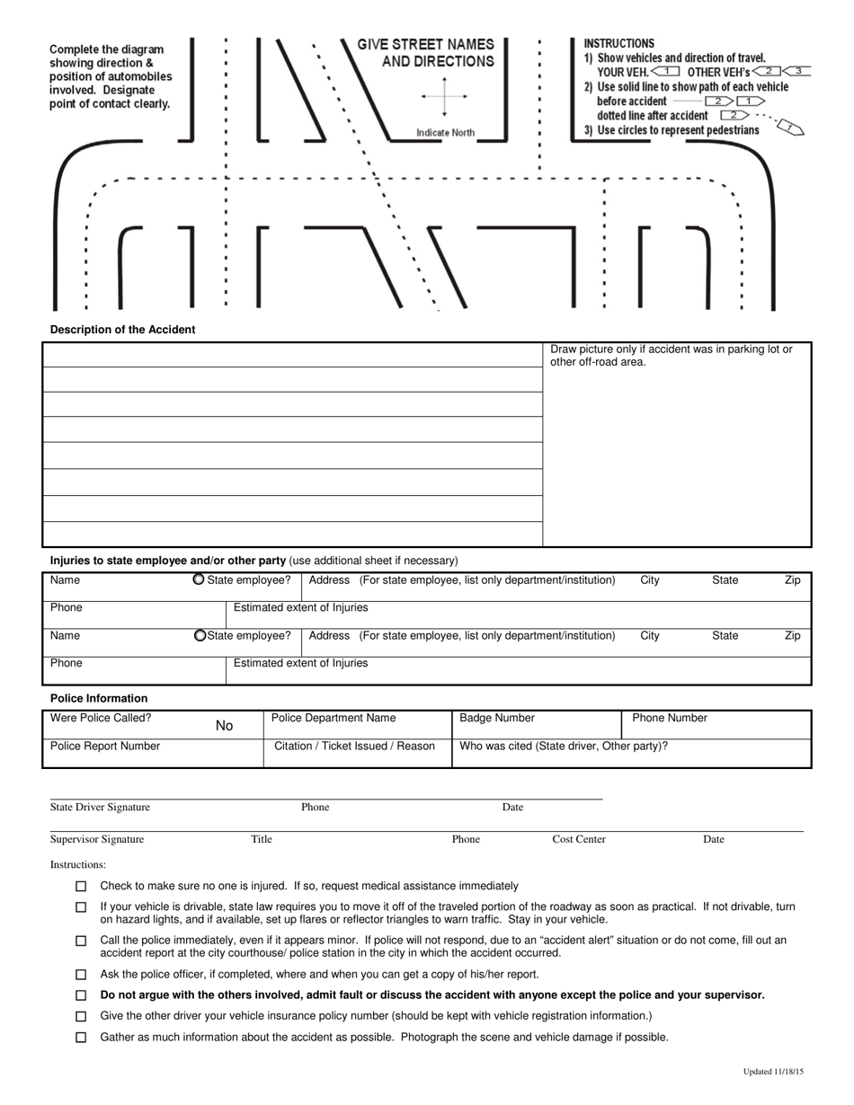 Vehicle Accident Report - Colorado, Page 2