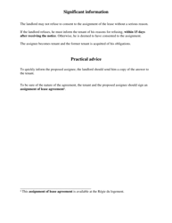 Form RDL-802A-E Notice to Assign the Lease - Quebec, Canada, Page 2