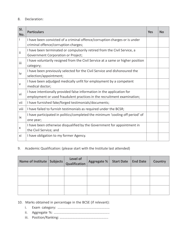 Form 4/1 Civil Service Employment Application Form - Bhutan, Page 2