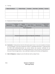 Form 4/1 Civil Service Employment Application Form - Bhutan, Page 3
