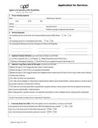 Application for Services - Florida, Page 2