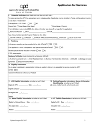 Application for Services - Florida, Page 3