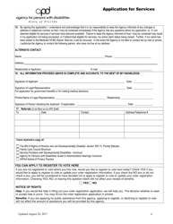 Application for Services - Florida, Page 4