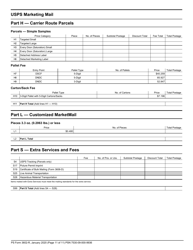 PS Form 3602-R Postage Statement - USPS Marketing Mail, Page 11