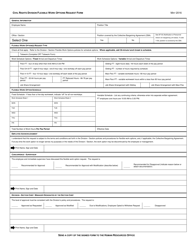 Document preview: Flexible Work Options Request Form